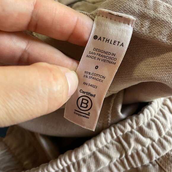 Athleta Farallon Joggers Pull On Pants Drawstring Athleisure Women’s Sz 0 - Picture 9 of 16